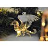 Ленивые Бобры / Lazy Beavers / A set of mirrored Christmas tree decorations "Miracles inside" big in a gift box