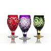 Гусевской Хрустальный завод / Set of crystal glasses "Evenings" purple 6 pieces