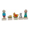 KRASNOKAMSKAYA TOY / 套装“来自童话 Ryaba Hen 的人物”