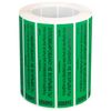 Self-adhesive numbered seals "Latest technologies", SET 1000 pcs. (roll), length 100 mm, width 20 mm, GREEN
