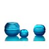 Гусевской Хрустальный завод / Crystal vase for flowers "Pauzhna" small turquoise
