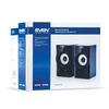SVEN / Computer speakers SPS-605, 2.0, 6 W, headphone jack, volume control, wood, black