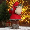 Зимнее волшебство / Doll "Santa Claus, in a red coat with twigs"