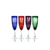 Гусевской Хрустальный завод / Set of crystal glasses for water "Pharaoh" multicolored 4 pieces
