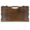 GamesDealer / Backgammon tallado "Tigre" con mango 50, Haleyan