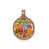 Gorodets painting / Painted kitchen board "Walking" 350х250х16 mm