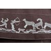 Снежинка / Snowflake / Mens linen bag with long handles
