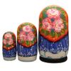 Matreshka "hoa hồng" 3 búp bê