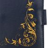 Торжокские золотошвеи / Cover for documents on the car blue leather "Charm"