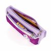 Pencil case-cosmetic bag INLANDIA, 2 branches, soft, sequined, mermaid, purple, 21х6х9 cm