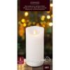 Kaemingk / Elody White LED flame 15 cm, battery operated, timer