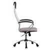 BK-8CH office chair, mesh fabric, chrome, light gray