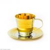 Zirconium coffee pair in a wooden gift box