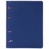 BRAUBERG / Notebook on rings A5 (180x220mm), 120 sheets, textured leather, "Fusion", blue / orange / 2 pcs.