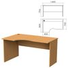 Table written ergonomic "Monolith," 1400s900s750 mm, left, color beech Bavaria