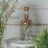 Kaemingk / Decorative bottle Fleurs de Provence: Rose 17 cm, glass