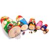 Семеновская роспись / Russian woman - booklet matryoshka, 10 dolls - booklet No. 14 "Cats"