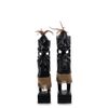 Decor and Gift / Statuette en bois "Асмат noir" 33 cm