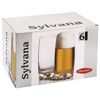 PASABAHCE / Set of glasses "Sylvana" tall, glass, volume 375 ml, 6 pcs.