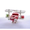 Toy Christmas tree "Plane Biplan" 3020 Santa Winter