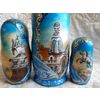 Авторская продукция / Poupée gigogne d'auteur "Favorite Petersburg", 5 poupées