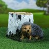 Керамика ручной работы / Planter "Stump with a hedgehog"