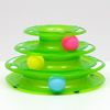 Пижон / Dude / Play set for cats with 3 balls, 24.5 x 24.5 x 13 cm, green