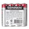 SONNEN / AA batteries (R6, 15A), saline, finger-type, film-wrapped, SET 4 pcs