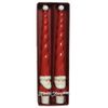 Kaemingk / Christmas candles Christmas Dinner with Santa 27 cm, 2 pieces