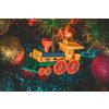 Toy Christmas tree "Retro locomotive" 6029
