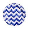 Гжельский Фарфоровый завод / Pie plate "Zigzags" author's painting
