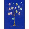 TURNOWSKY / Cartolina "Gufi su un albero di notte"