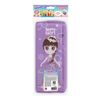 Pencil case-cosmetic bag ONLANDIA with handle, 2 pockets, soft, Girl, purple, 20х5х9 cm