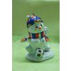 Ярославская майолика / Giocattolo di Natale "Pupazzo di neve. Giocatore di football"