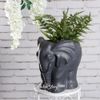 Kaemingk / Planter for flowers King of Savannah 26 * 22 cm black