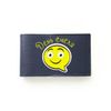 Business card holder "Day of laughter" blue