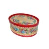 Беломорские узоры / Wooden box with lid "Uftyuzhskaya painting" oval 12 cm