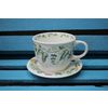 Bouillon pair of Green polka dot 1st grade