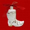 Лефортовский фарфор / Елочная juguete de "la Bota" blanco con el oro