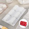 Доляна / Doliana / Form for mousse desserts and pastries "Love", 29.5 × 17 cm, white