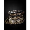Традиции промысла  / A set of glasses with a tray "Vodka"