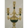 Three-armed jade candlestick