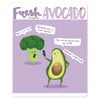 Альт / Notebook A5 96 l. bracket, cage, hybrid varnish, "Avocado" / 10 pcs.