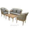 Kaemingk / Wicker furniture set Montpellier 1 sofa + 2 tables + 2 armchairs