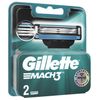 Replacement shaving cassettes 2 pcs. GILLETTE "Mach3" for men