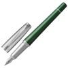 Pluma estilográfica PARKER "Urban Premium Green CT", cuerpo verde, detalles cromados, azul