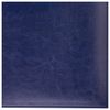 Agenda senza data PICCOLO (100x150 mm) A6, BRAUBERG "Imperial", pelle liscia, 160 fogli, blocco crema, blu scuro