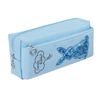 Pencil case-cosmetic bag INLANDIA, 2 branches, soft, "Bunny", blue, 20х7х9 cm