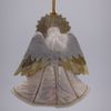 Потешный промысел / Christmas tree toy made of porcelain "Angel white dress"