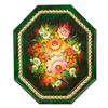 Сувениры из Н.Тагила / Souvenirs from N. Tagil / Tray "Octagonal. Flowers. Hand-painted", 30x25 cm